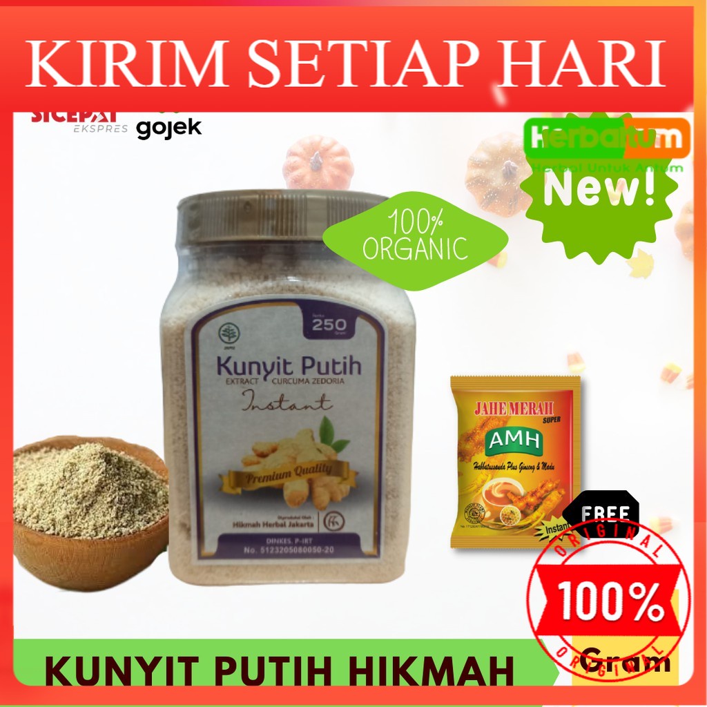 

Minuman Kunyit Putih Instant | Kunyit Putih Bubuk Hikmah 250 gr