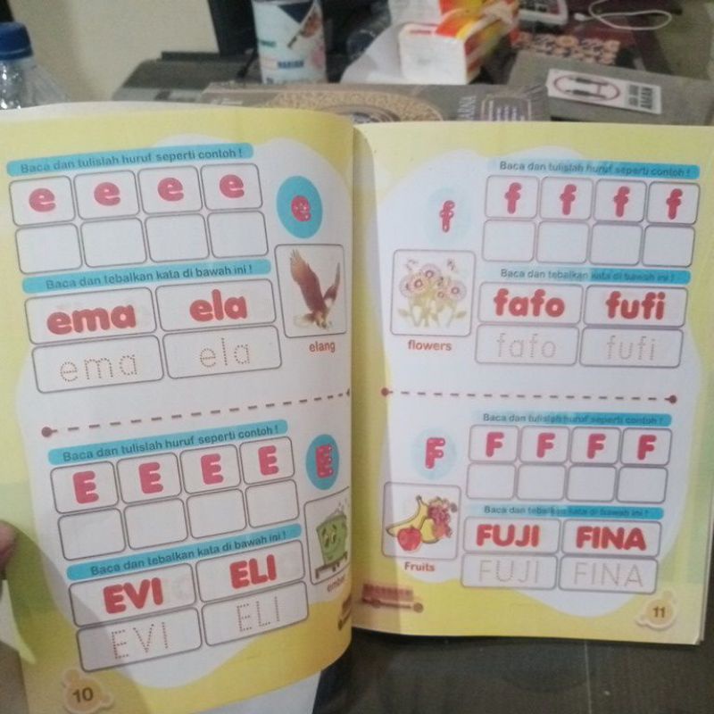 buku mengenal dan menulis abjad (19×27cm)