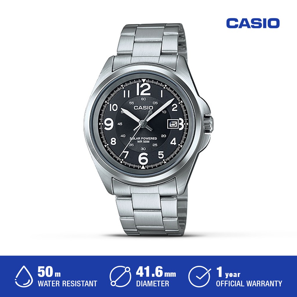 Jam Tangan Casio Pria Analog Steel MTP-S101D-1BVDF Original
