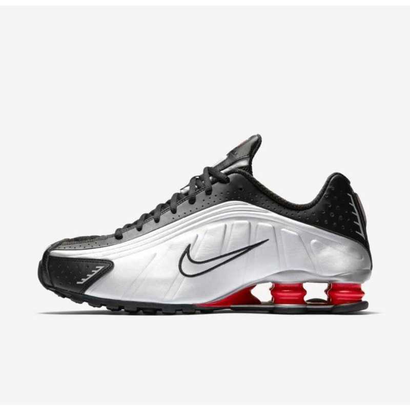 Sepatu Nike Shox Dart R4 - Black White Red