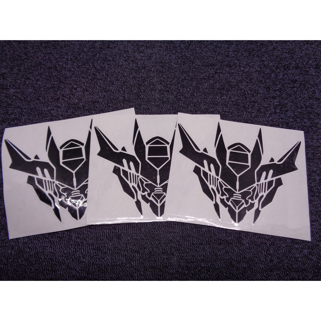 Sticker / Stiker Cutting Head Gundam Barbatos Lupus Rex