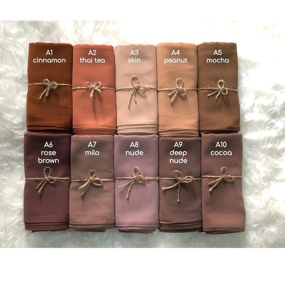 ◊ Heavy Chiffon Pashmina / Arabian Pashmina Premium Quality Chiffon hijab Import Hijab Mayalsian ☀