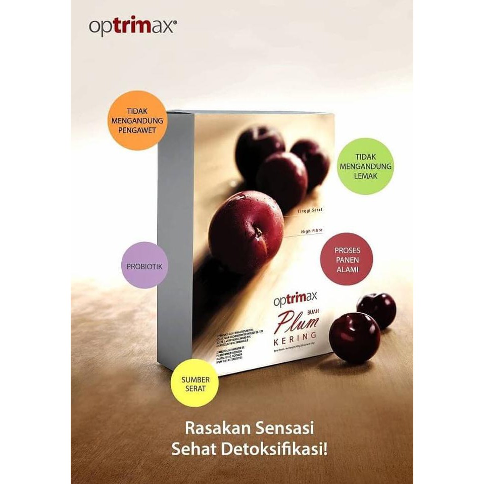 

Aseli Optrimax Buah Plum Kering 1 Box Dried Plum Box Ori Bwl Suplemen Diet It'S Work