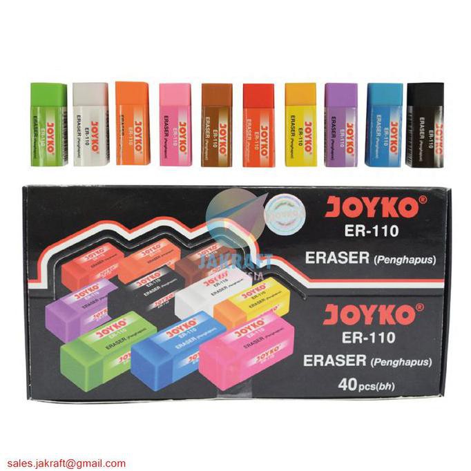 

Penghapus Pensil Pelangi JOYKO ER-110 10 Warna Rubber Lucu