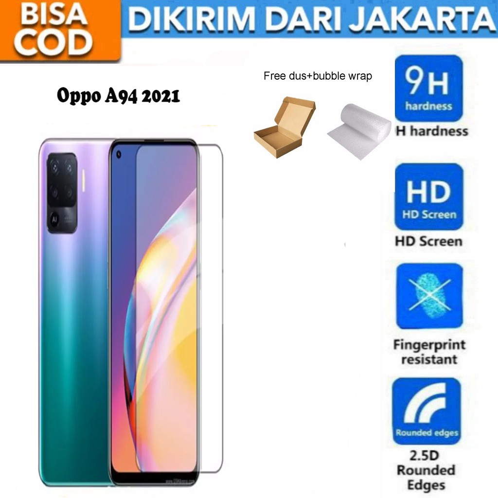 Tempered Glass Oppo A94 2021 Screen Protector Anti Gores