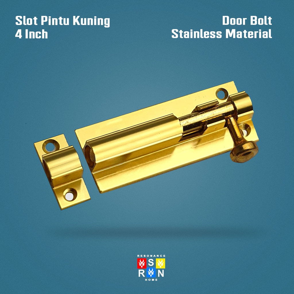 Slot Pintu / Jendela Plat Tebal Grendel 4 Inch Resonance Home