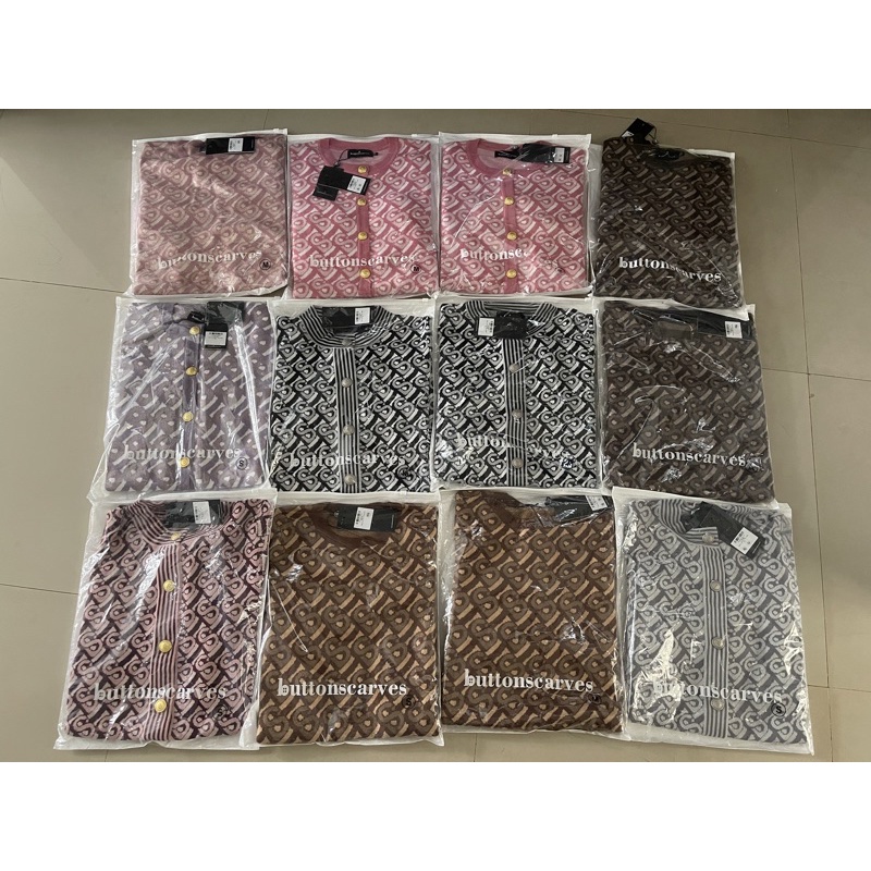 READY KIRIM BIMU KNIT TOP LIGHT KNIT BLACK COCOA LAVENDER MOCCA BURGUNDY SWEATSHIRT SIGNATURE COMFY 