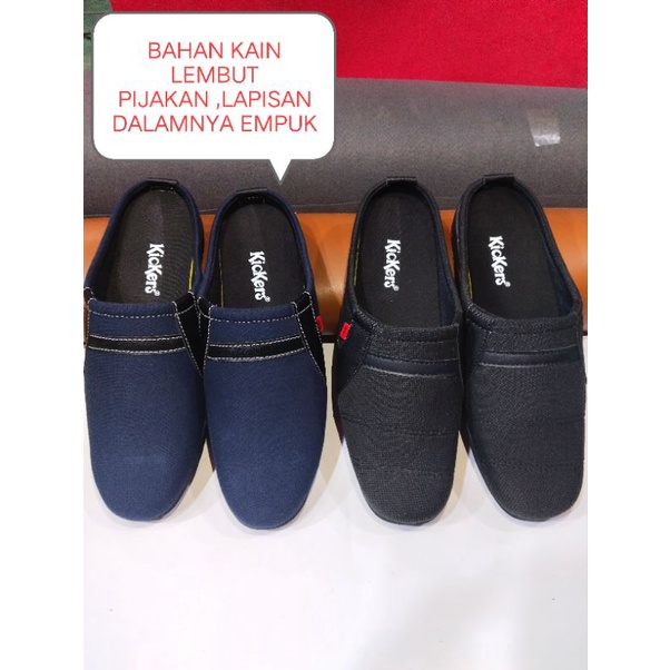 SANDAL SELOP PRIA BAHAN KAIN/SENDAL KICKERS PRIA/SANDAL SEPATU