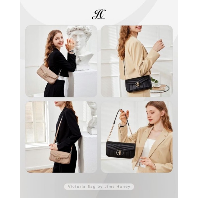 VICTORIA BAG JIMSHONEY TAS SELEMPANG WANITA SLINGBAG (FREE EXCLUSIVE BOX)