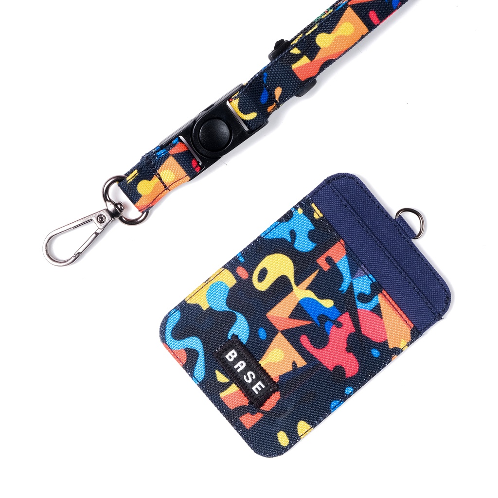 Gantugan ID Card Holder Kantor Kasual Name Tag Lanyard Pria Wanita - IDCS05