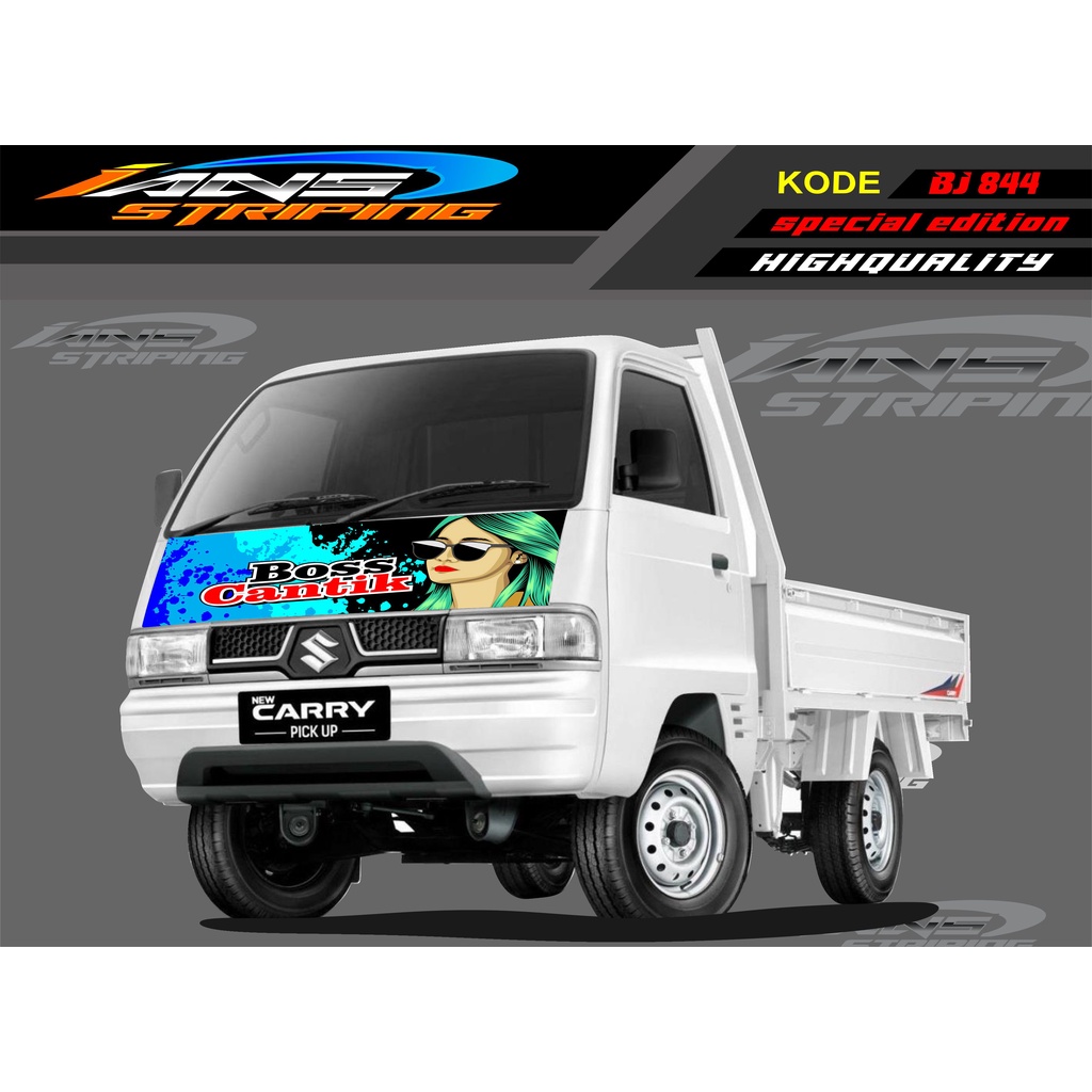 DECAL STICKER KAP MOBIL CARRY/ STIKER KABIN DEPAN MOBIL CARRY PICK UP / STICKER TERBARU