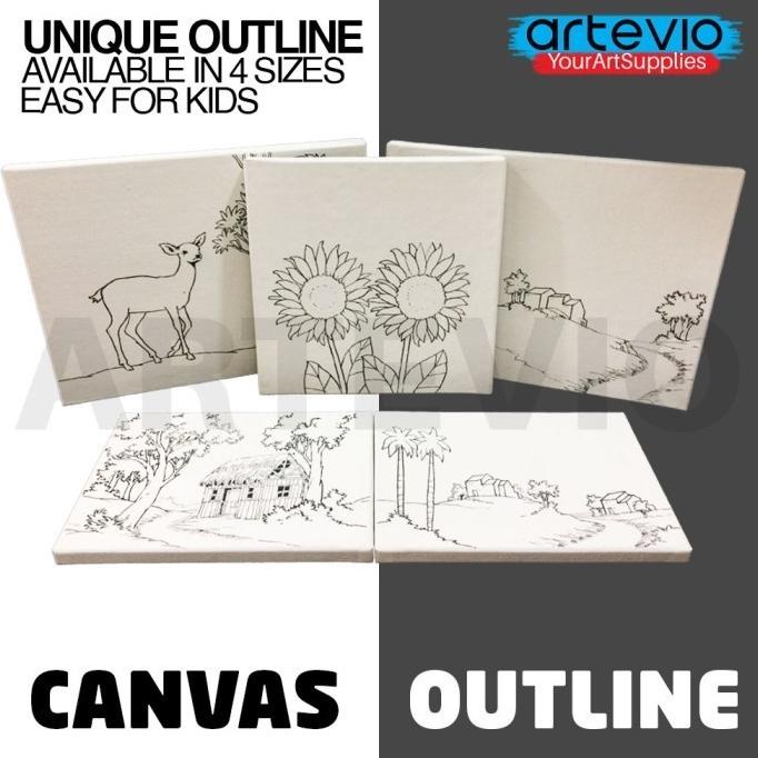 

Kanvas Lukis Outline Uk.30X20