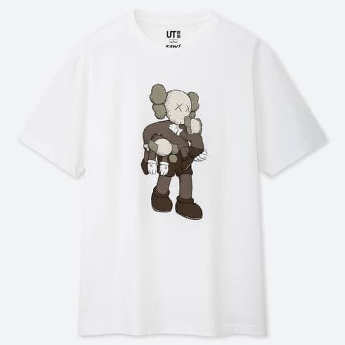 KAOS COMBED 30S KAWS X BROWN DOLL X KAWS BAJU TSHIRT