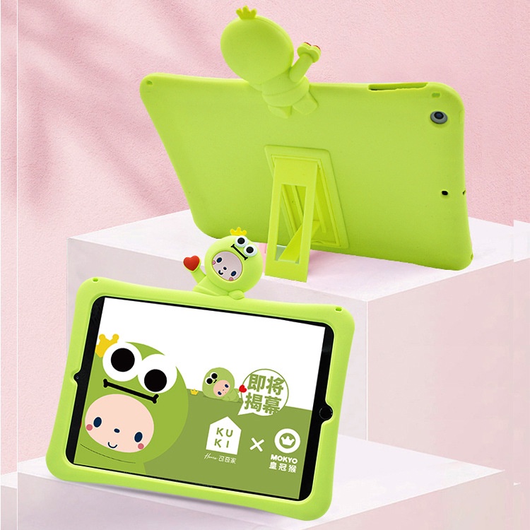 Case Pelindung Bahan Silikon Motif Kartun Untuk Apple iPad 10.2 Mini2345 air3 4 pro11