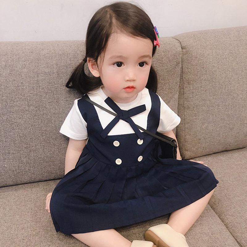 P10 NEW-Dress anak / baju bayi motif ploi