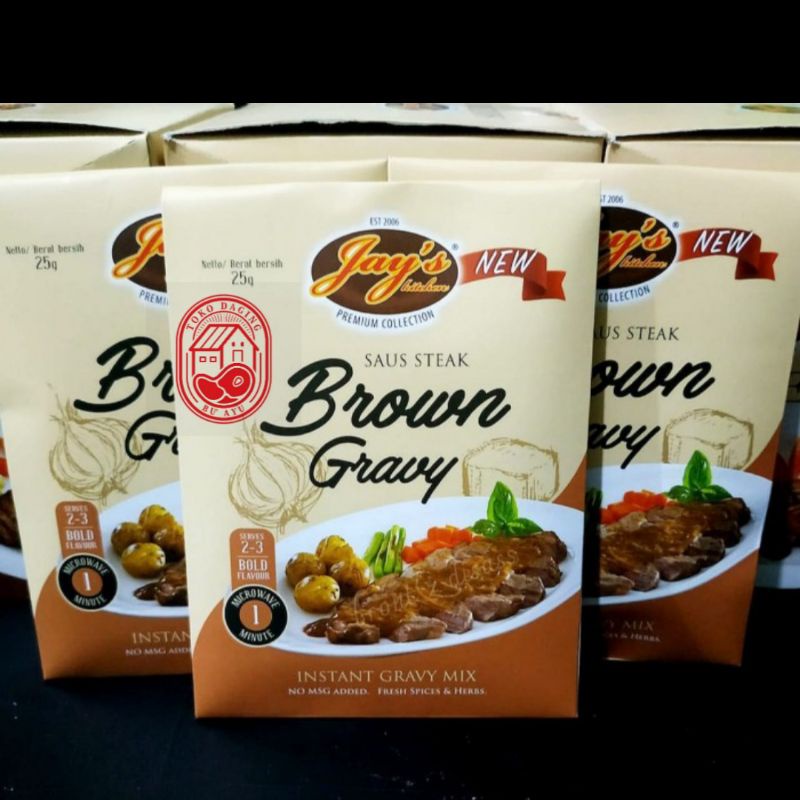 

Jay's Gravy Mix Steak Sauce / Brown Gravy Saus Steak