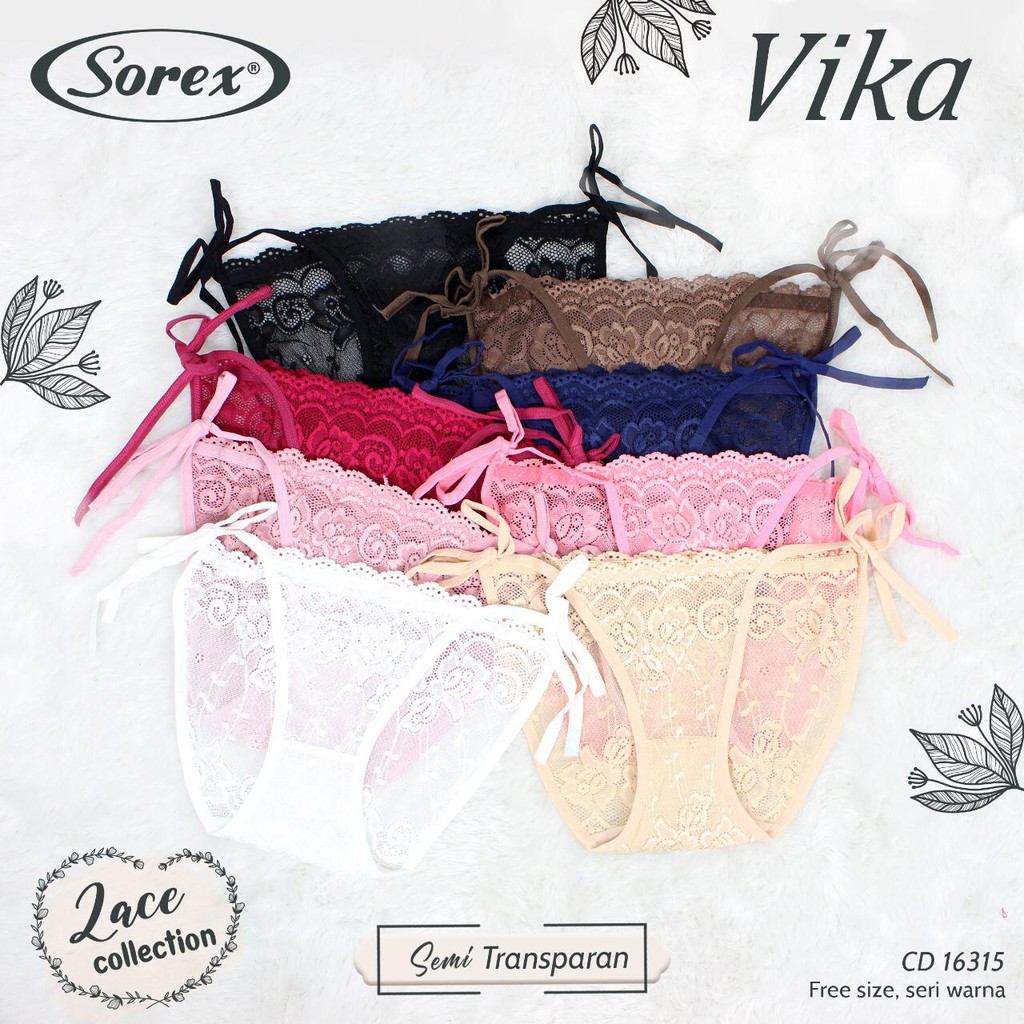 CD CELANA DALAM SOREX RENDA BRUKAT IKAT SAMPING / CD GSTRING TALI SAMPING 16315 ; 16306 EXTRASIZE