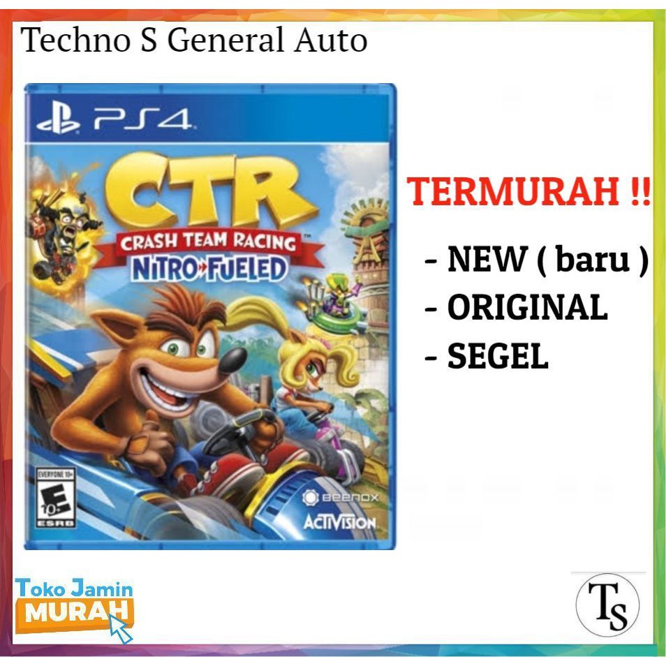 PS4 CTR Crash Team Racing Nitro Fueled - PS 4 CTR Crash Team Racing