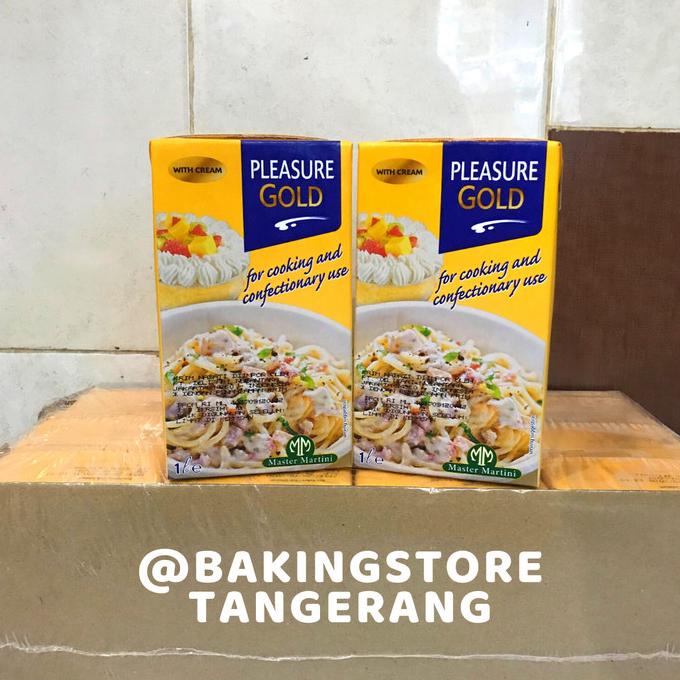 

(BISA COD) Pleasure Gold Master Gourmet Cooking Cream | Krim Masak 1 L