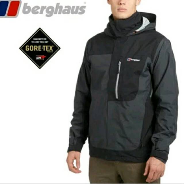 Jaket Gunung Hiking Outdoor Big Size Berghaus Arisdal Goretex  3 in 1