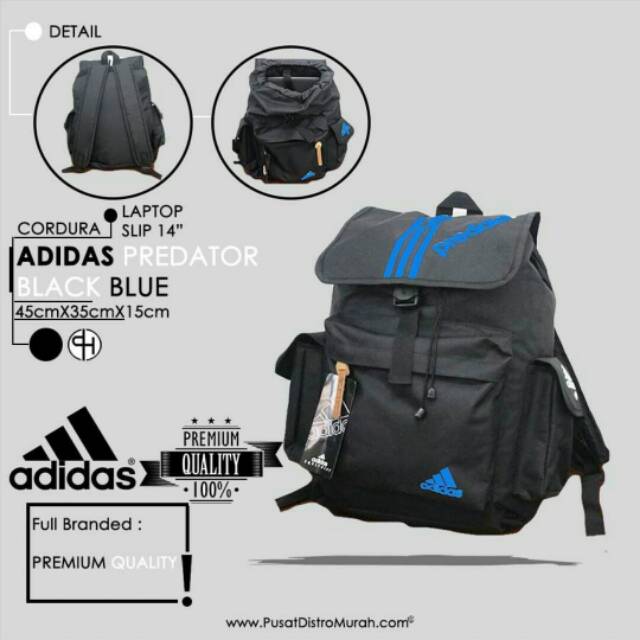 Best promo Tas ransel punggung adidas predator/tas sekolah/tas olahraga/tas dewasa/tas anak