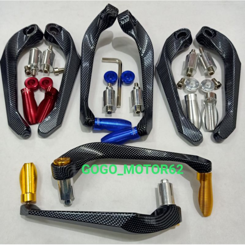 Proguard Handguard Pelindung Jari Handle End Bar Sabit Carbon Besi/CNC Universal