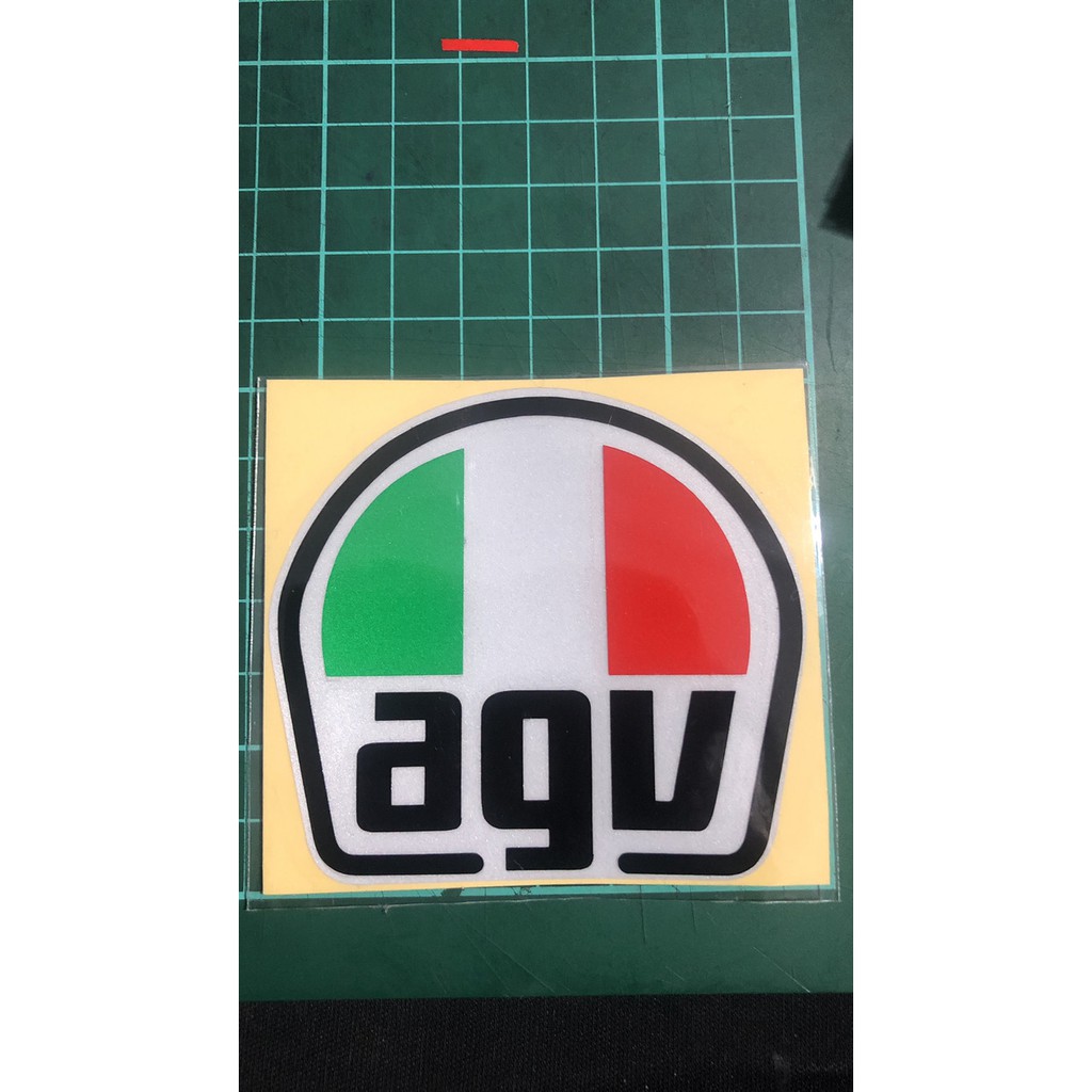 Stiker helm sticker helmet agv 1