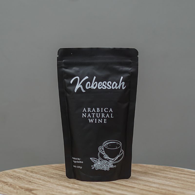 

Kopi Arabica Natural Wine Bubuk 200gr KOBESSAH