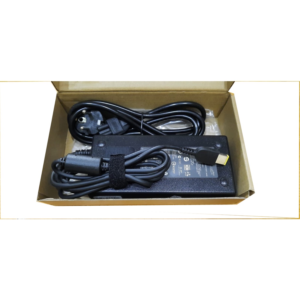 ADAPTOR CHARGER LAPTOP LENOVO 19.5V 6.15A COLOKAN USB ORIGINAL