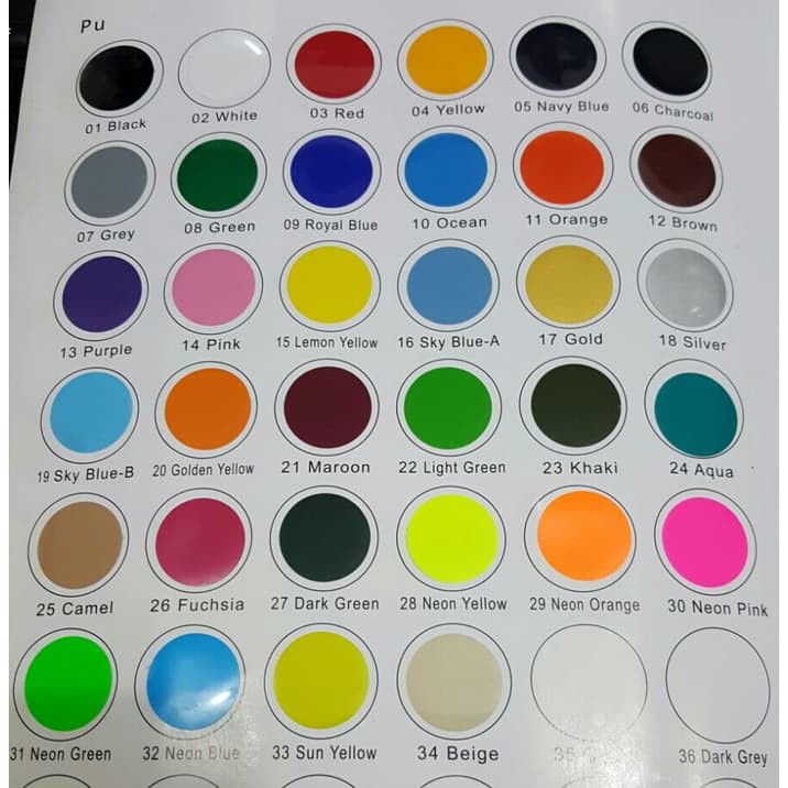 

POLYFLEX PU KOREA ( WARNA STANDART)