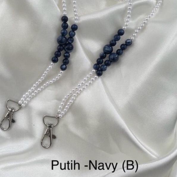 

Lebih Kekinian Lanyard Mutiara Marble (Id Card/Name Tag)