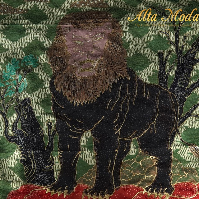 

Alta Moda Batik Tulis Asli - Singa Mix Hitam Hijau Merah