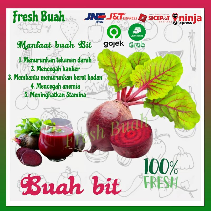 

BUAH BIT 1Kg BEET ROOT BUAH BIT SEGAR BUAH SEGAR BUAH BUAHAN