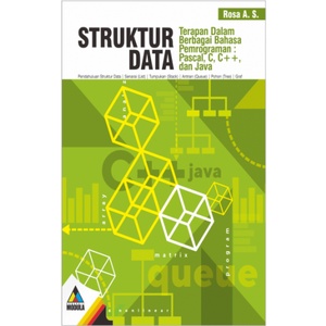 Buku STRUKTUR DATA terapan Dalam Berbagai Bahasa Pemrograman  : Pascal, C, C ++ dan java