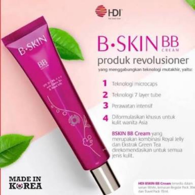 B-skin BB cream HDI