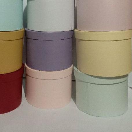 

☚ Gift Box Bulat D20T12/BloomBox Flower/Round Flower Box/Box Bulat/Box Bunga/Box Bunga Bulat ➧