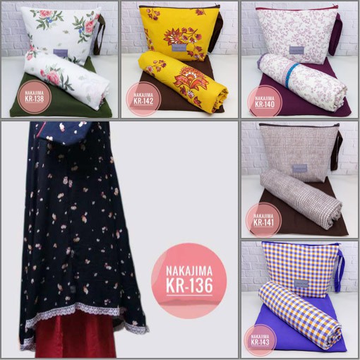 Mukena KATUN RAYON Nakajima KR - BANYAK MOTIF / Mukenah Katun Rayon Murah / Mukena Cantik / Motif