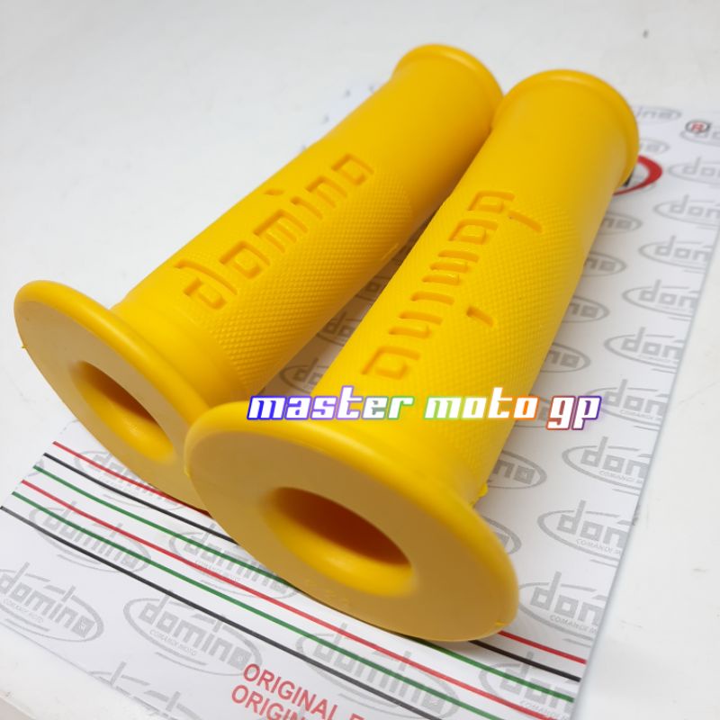 Grip karet Domino Racing Handgrip domino Hanfat Domino Grip Domino vespa Fino scoopy mio beat vario xeon genio Nmax aerox adv pcx Modifikasi mesin Pegangan gas