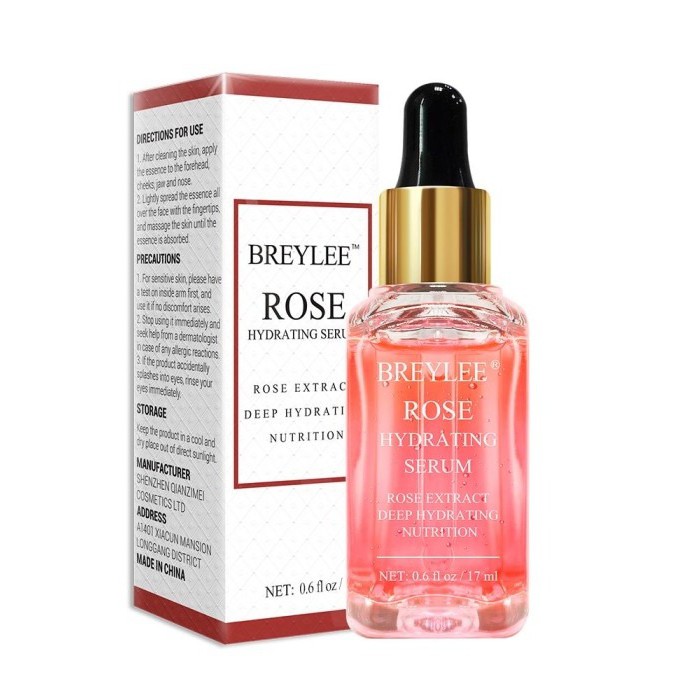 BREYLEE SERUM 17ML BREYLEE VIT C SERUM RETINOL HYALURONIC ROSE GOLD SERUM ACNE SERUM SOOTHING SERUM