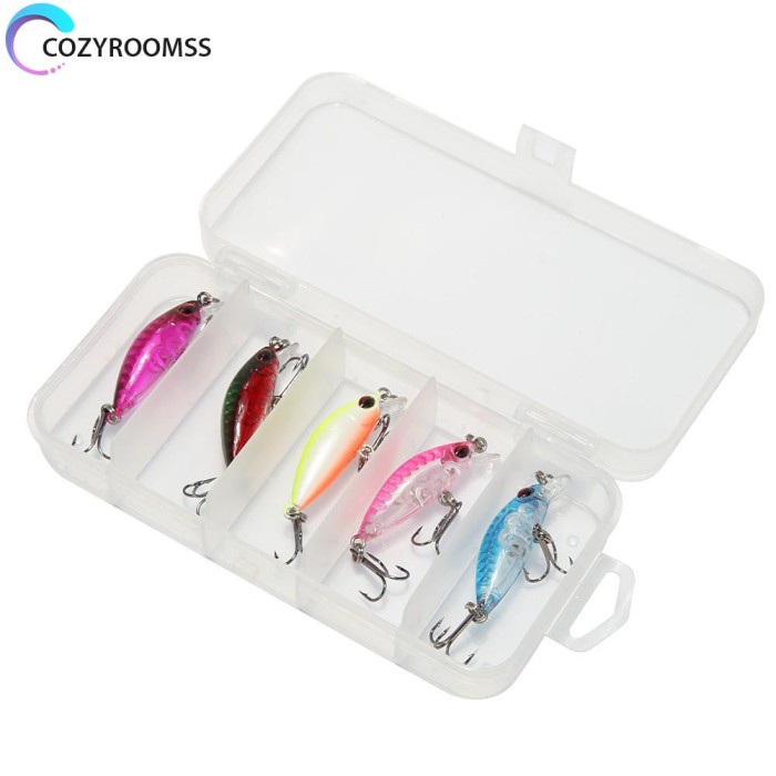 5pcs Hard Bait Set Fishing Lure Sinking Pencil Lure Fishing Tackle