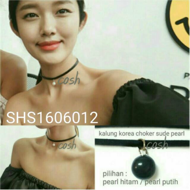 Kalung korea choker sude pearl SHS1606012