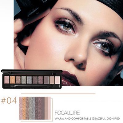 Palette Focallure eyeshadow smoked 10 color #4