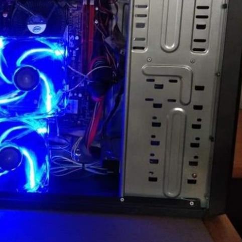 ➹ LED Fan zalman blue light 12cm fan casing cpu - kipas molex ☟