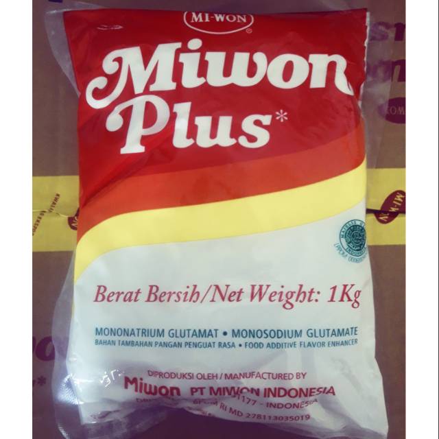 

Miwon plus 1 kg (ambil sendiri lebih murah)