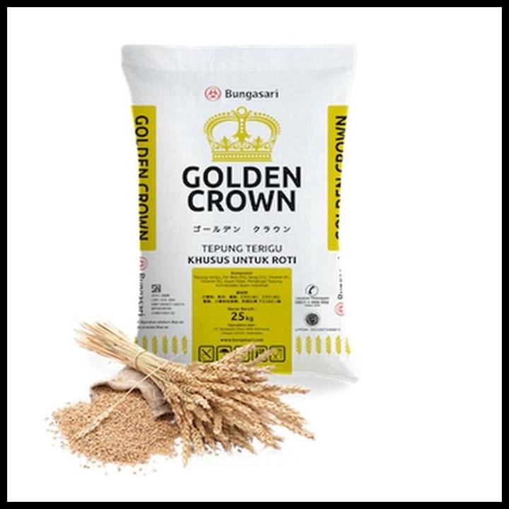 

TERBARUU!! GOLDEN CROWN Tepung Terigu Khusus untuk Roti 25 KG TERLARIS