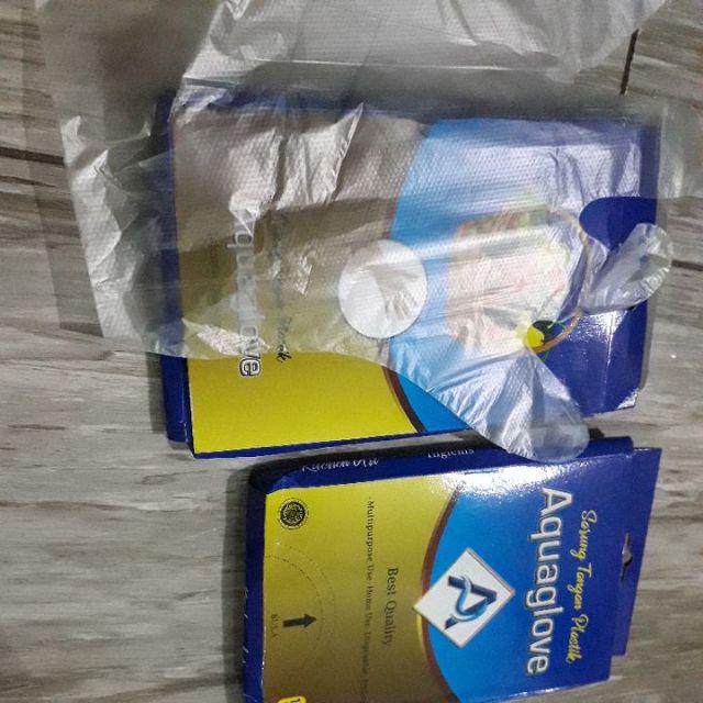 Sarung Tangan Plastik Hand Glove Disposable Food Grade 100 Pcs