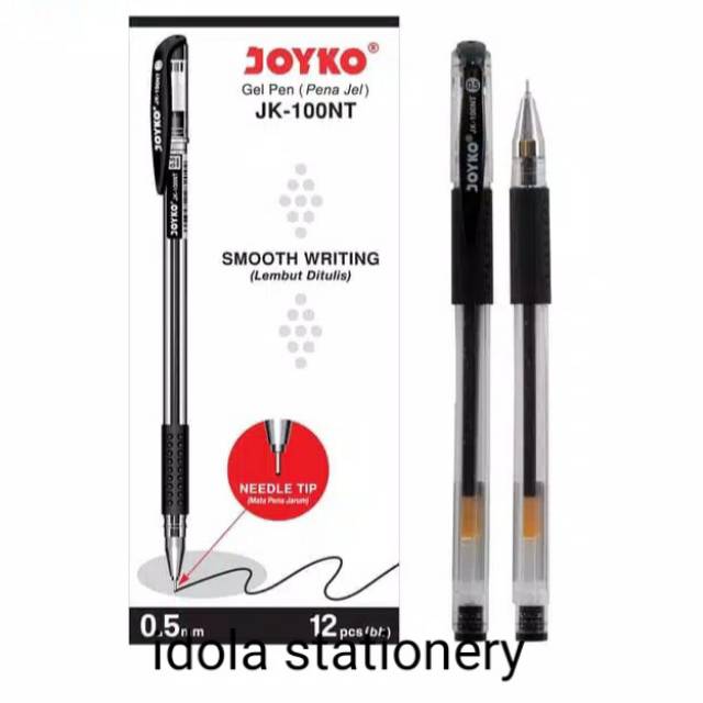 

Pulpen joyko gel JK-100 (1pak isi 12pcs)