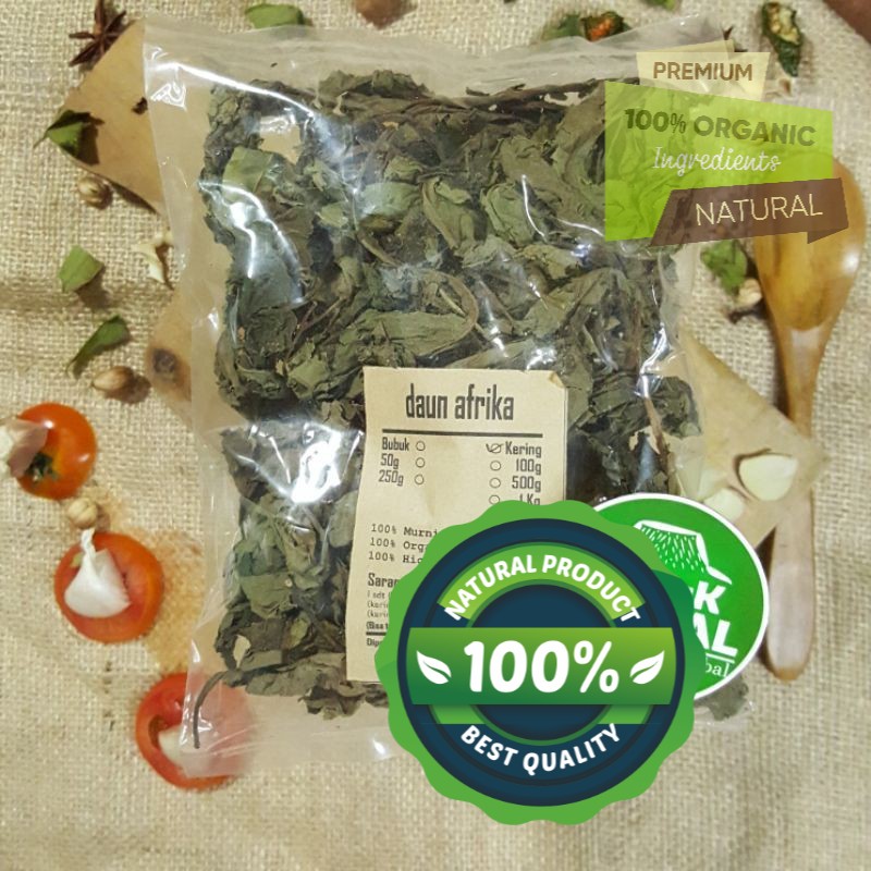 

DAUN AFRIKA SELATAN KERING 100 GRAM - Vernonia amygdalina - MURNI - READY STOK - PREMIUM QUALITY