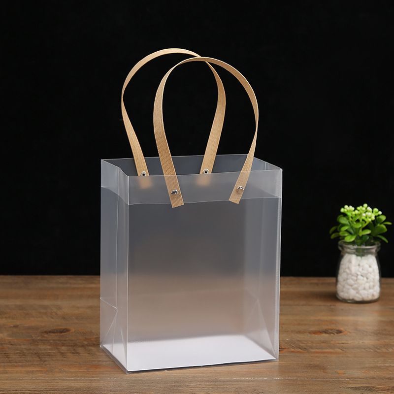 Goodie Bag Transparan Doff Hampers Tote Gift Bag Premium