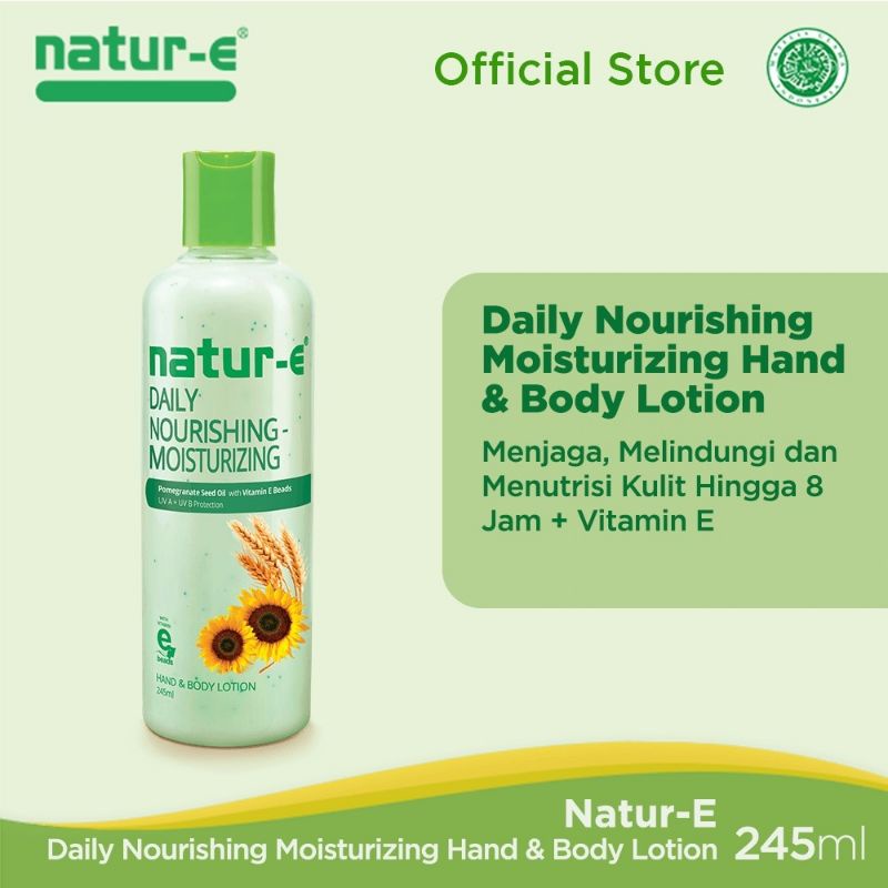 NATUR'E 100 IU BODY LOTION DAILY NOURISHING MOISTURIZING 245ML &amp; 100ML